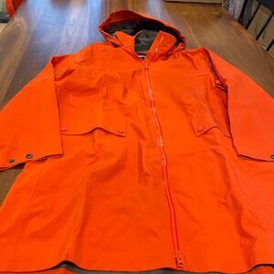 Adult Size XL/18 Petite Jacket Lands End Women's Petite Classic Stretch Raincoat